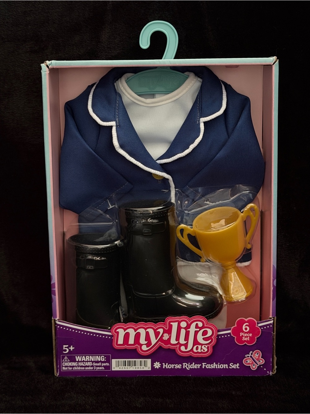 My Life As Horse Rider Fashion Set with Trophy Equestrian Outfit for 18” Dolls